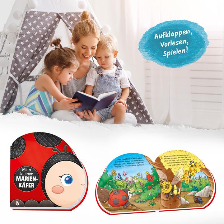 Image du produit Livre cartonné Livre hochet Ma petite coccinelle (Allemand)