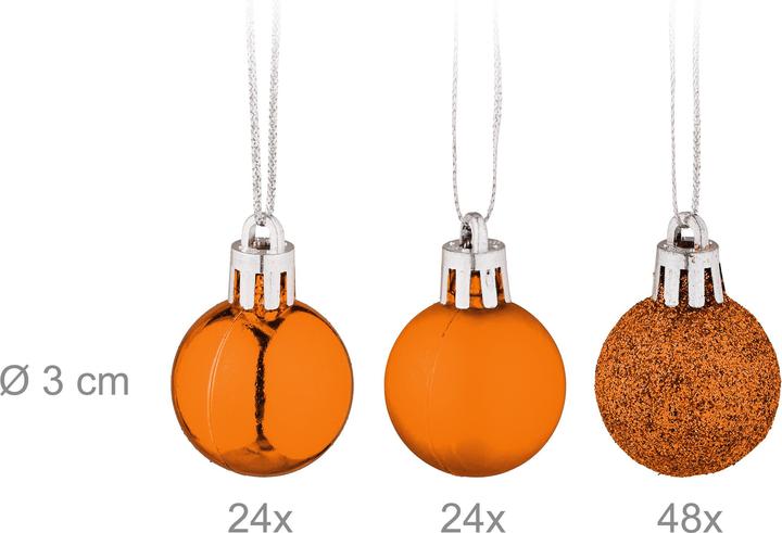 Actual product image Relaxdays Christmas baubles (96 -part)