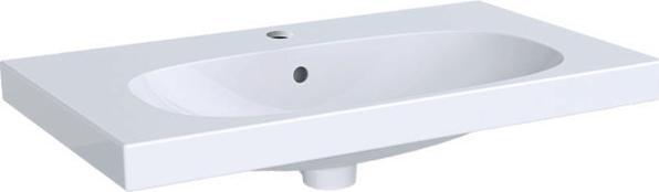 Produktbild Geberit Waschtisch Acanto 75 cm wei Keratec 500632018 (420 mm, 750 mm)