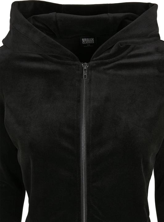 Immagine prodotto Urban Classics Felpa corta da donna con cappuccio in velluto (XS)