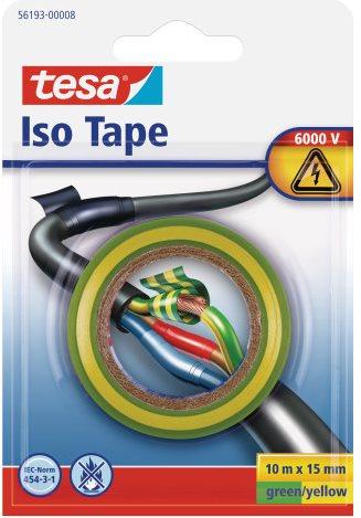 Actual product image tesa Electrical insulating tape, heat-resistant adhesive tape for insulating, repairing & bundling (15 mm)