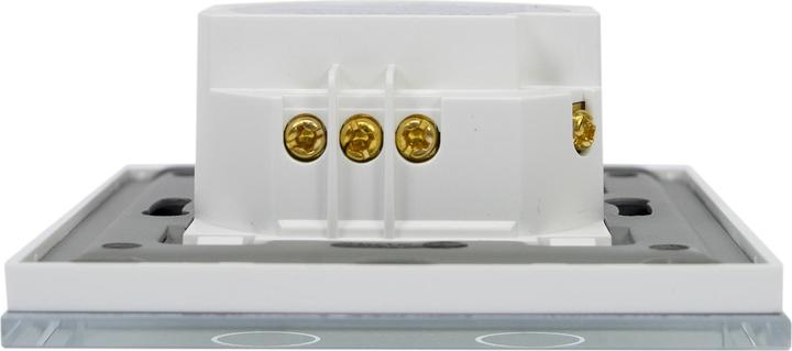 Actual product image PNI Conductor head switch and double cross head switch with glass contact CS202W, white with LED