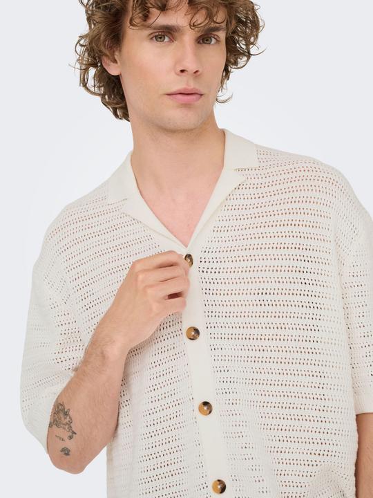 Actual product image Only & Sons ONSTHIAGO Gestricktes Polo-Hemd Polo (L)