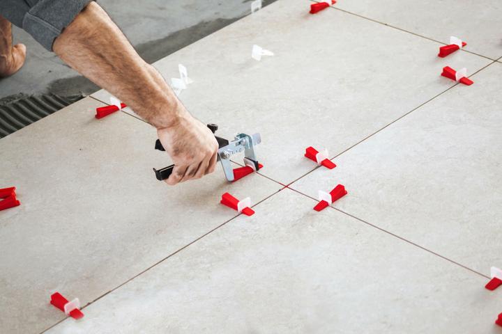 Produktbild Sixtol Nivellierklemmen-Set LEVEL SYSTEM T-HOLD 2mm, 500 Stück