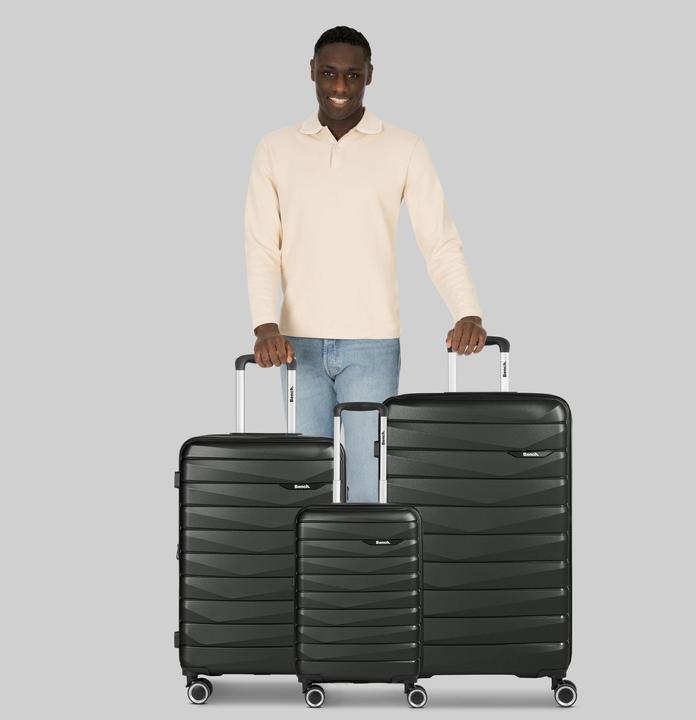 Actual product image Bench Paris 4 Rollen Kofferset 3-teilig mit Dehnfalte (223 l)