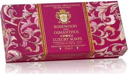 Immagine prodotto Saponificio Artigianale Fiorentino Sapone Fiorentino al Palissandro e Osmanto 125g - Confezione da 3 (Sapone liquido)
