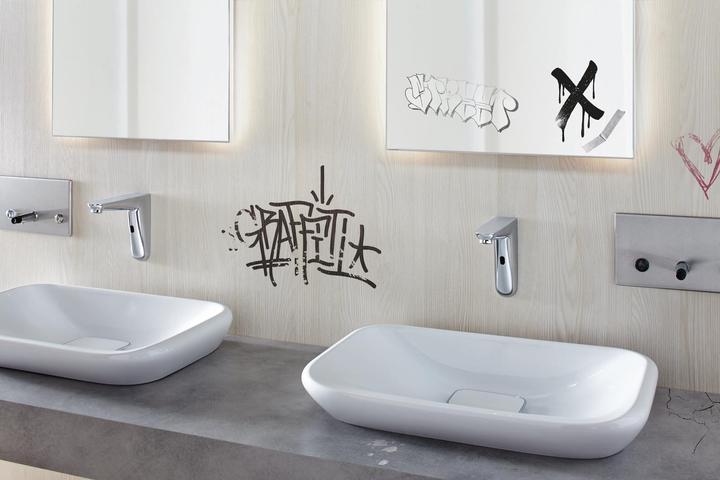 Produktbild Grohe Euroeco CE Infrarot-Wand-Waschtischarmatur ohne Mischung