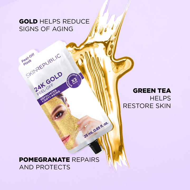 Actual product image Skin Republic 24k gold (27 ml)