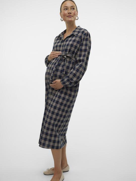 Actual product image Mamalicious MLOLIVE Umstandskleid Hemdblusenkleid (L)