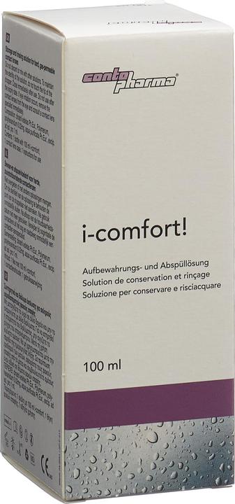 Contopharm Aufbewahrungs- und Abspüllösung i-comfort! i-comfort! (Hartlinsenpflege, 100 ml)