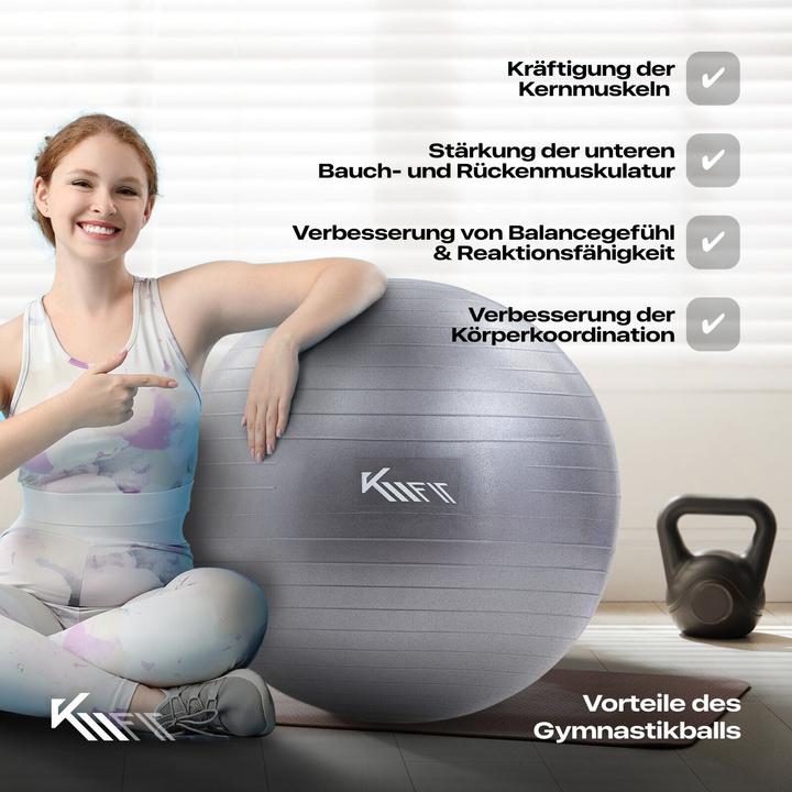 Actual product image Km-Fit Exercise ball (65 cm)
