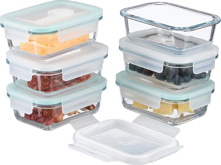 Produktbild Relaxdays Glasbehälter-Set (0.64 l)