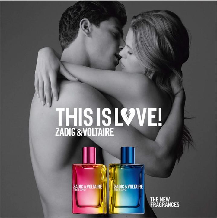 Actual product image Zadig & Voltaire This is Love! - Eau de Parfum Pour Elle (Eau de parfum, 50 ml)
