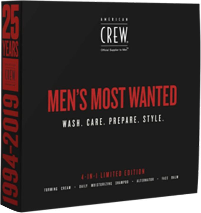 Actual product image American Crew Specials - Men's Most Wanted Medium Hold Grooming Kit (Shaving gel)
