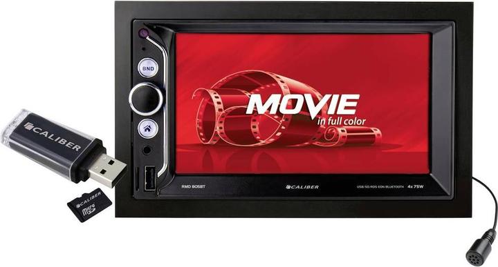 Actual product image Caliber RMD805BT Doppel-DIN Autoradio inkl. Fernbedienung (MirrorLink)