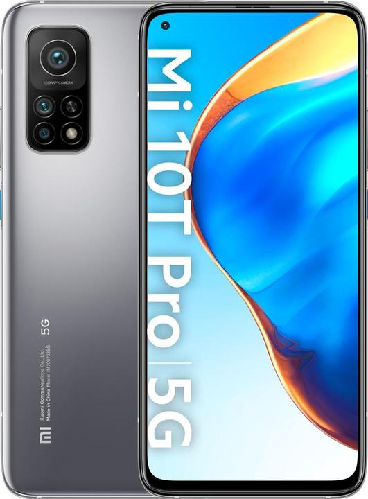 Image du produit Xiaomi Mi 10T Pro (256 Go, Lunar Silver, 6.67", Double SIM, 108 Mpx, 5G)