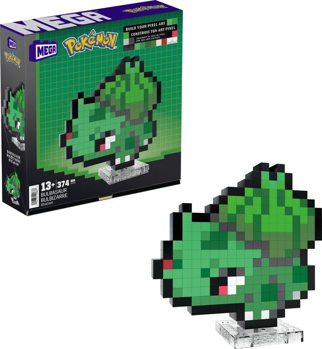 Produktbild MEGA Bulbasaur Pixel Art