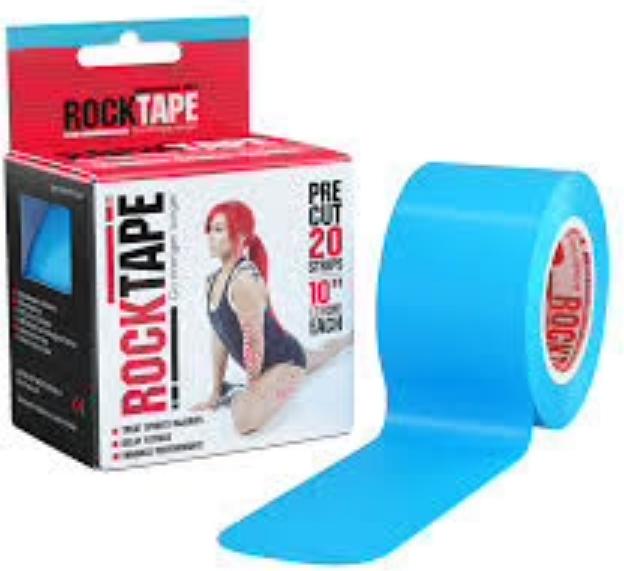 Rock Tape Pre-Cut Blau 20 Streifen (1 Stk) (5 m)