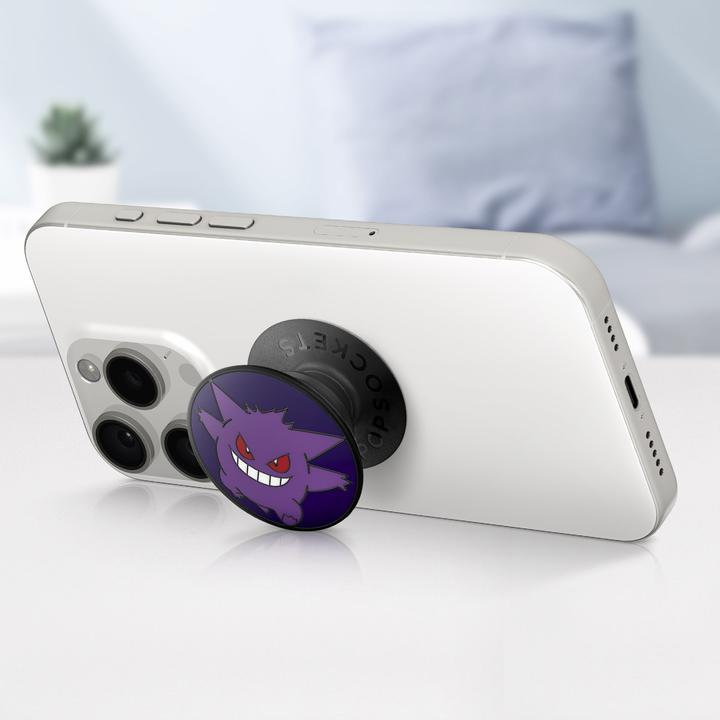 Actual product image PopSockets PopGrip Premium Enamel Glow In the Dark Gengar