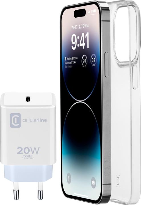 Produktbild Cellularline Charger Kit mit Case (20 W)