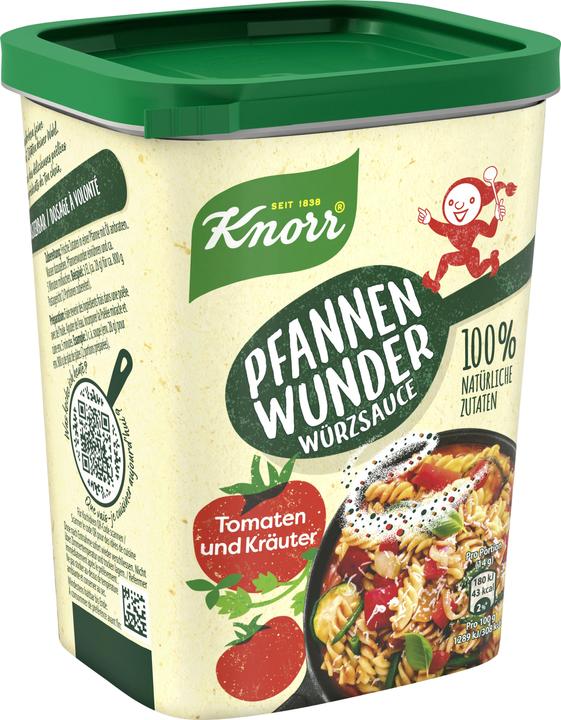 Produktbild Knorr 100% Natürlich Pfannenwunder Würzsauce Tomaten & Kräuter (600 g)