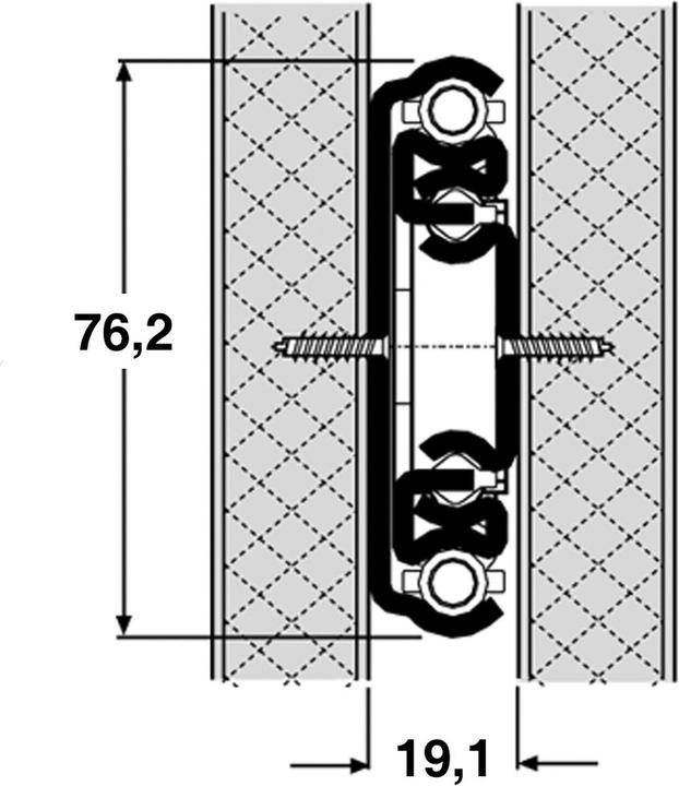 Image du produit Accuride Glissières à billes à sortie totale (glissières pour charges lourdes) 9308 avec verrouillage
