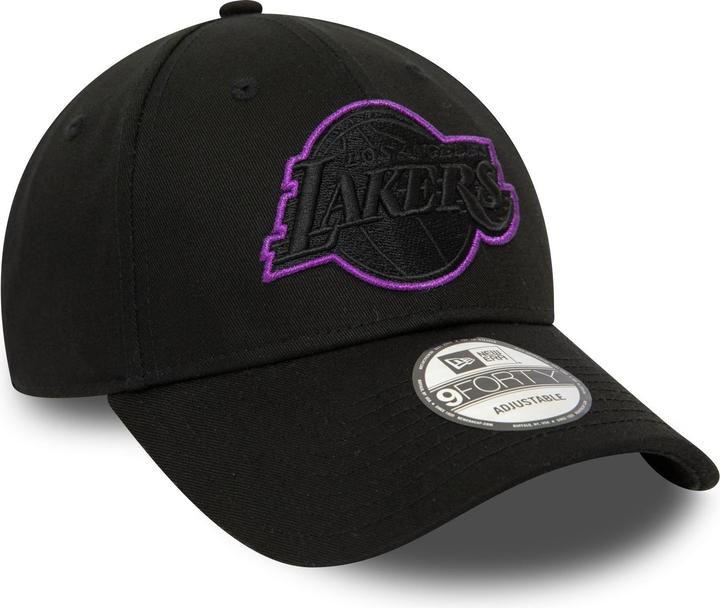 Actual product image New Era 9Forty Strapback Cap - Outline Los Angeles Lakers