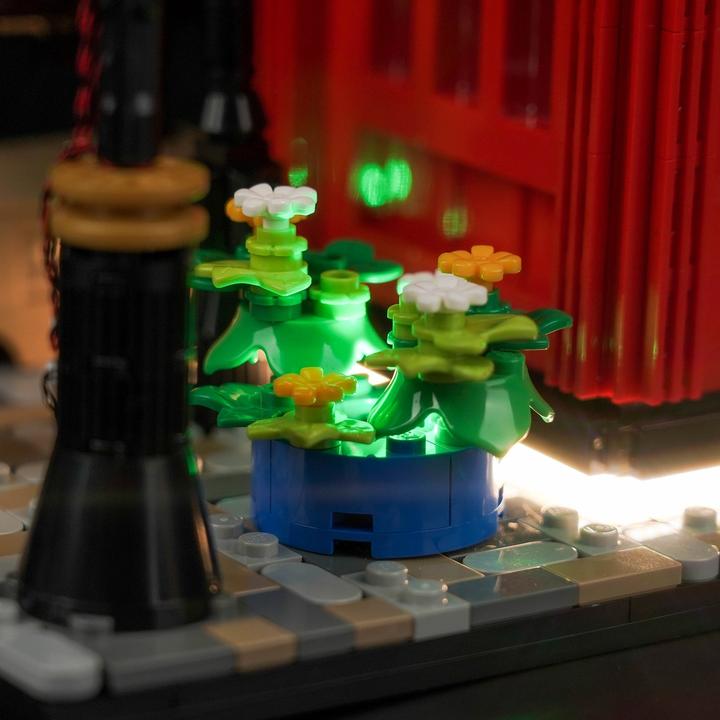 Produktbild BrickBling LED Licht Set für LEGO Rote Londoner Telefonzelle (21347)