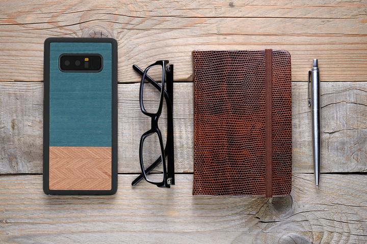 Actual product image Man&Wood SmartPhone case Galaxy Note 8 denim black (Samsung Galaxy Note 8)
