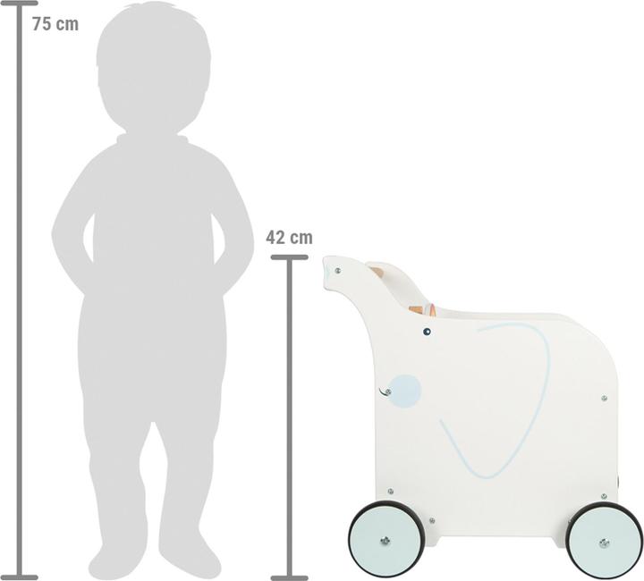 Produktbild small foot Lauflernwagen Spielzeugbox Elefant