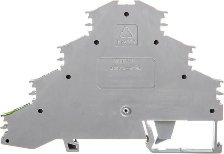 Produktbild Wago 281-530 Vierstock-Reihenklemme Motoranschluss-Re 281530