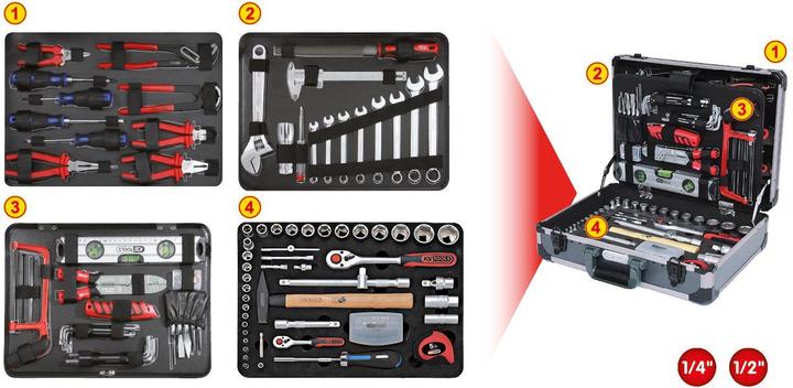 Image du produit KS Tools Jeu d'outils (127 pièces)