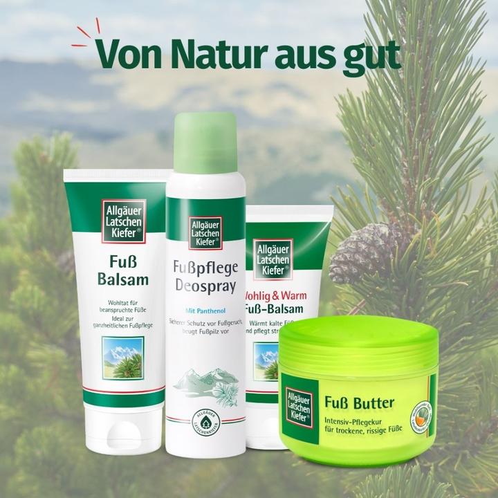 Produktbild Allgäuer Latschenkiefer Fusspflege Deospray, 100 ml Lösung (Fusscrème & Fussgel, 100 ml)