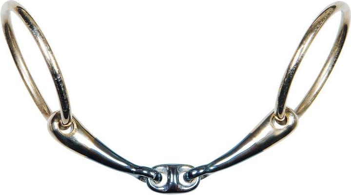Actual product image Harry's Horse Two-ring snaffle bit with double anatomic break