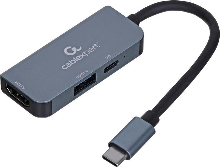 Actual product image Gembird Multi Port Adapter USB Type C (USB-C, 3 Ports)