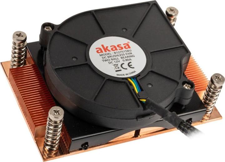 Actual product image Akasa Low Profile CPU Cooler, AM4 (28 mm)