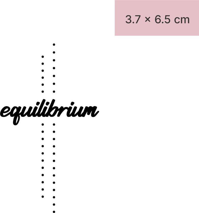 Produktbild minink Temporäres Tattoo – equilibrium