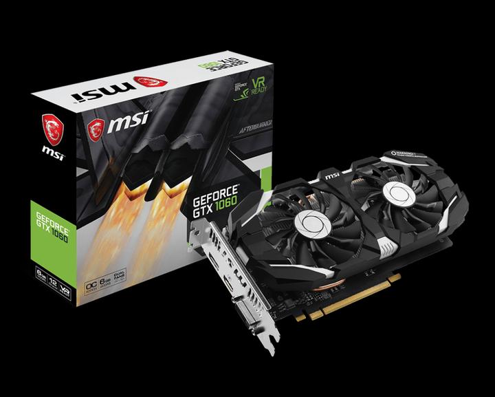 Produktbild MSI GeForce GTX 1060 6GT OCV1 (6 GB)