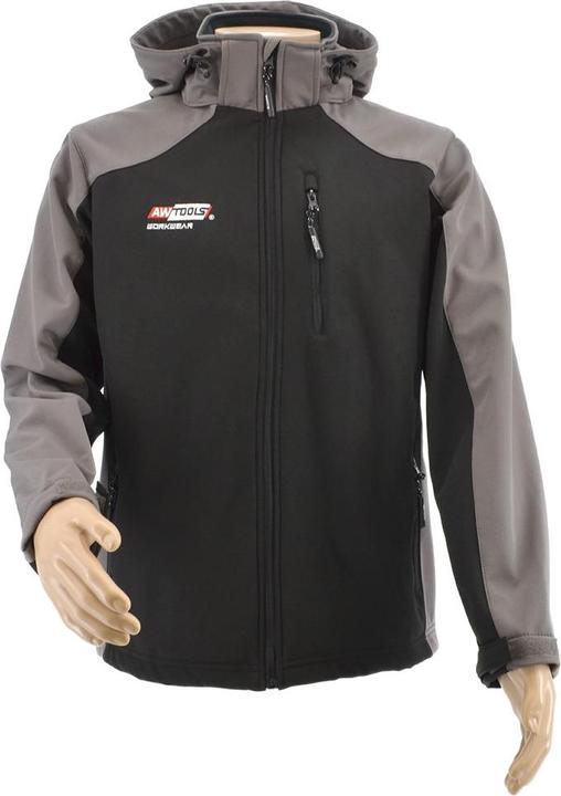 Produktbild Awtools Softshell Jacke Sweatshirt T4/ Grau-Schwarz/ M (M)