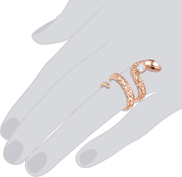 Immagine prodotto Lulu & Jane Serpente da donna in lega di metallo decorato con cristalli Swarovski® oro rosa - 29321 (52)
