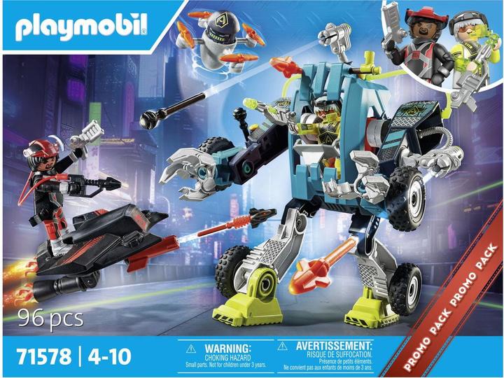 Produktbild Playmobil 71578 Playm. Roboter vs. Fluggleiter 71578 (71578)