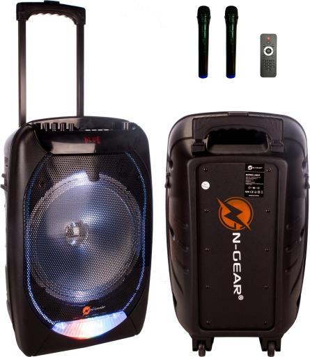 Actual product image N-Gear Bluetooth Speaker The Flash 1210 Mik/LED (6 h, Electrical connection)