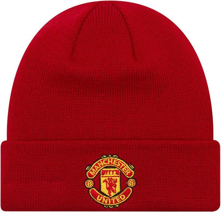 New Era Kinder Wintermütze CUFF Manchester United rot Youth (54 - 56)