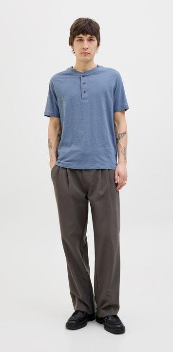 Immagine prodotto Jack & Jones Maglietta con colletto mandarino a tinta unita (L)