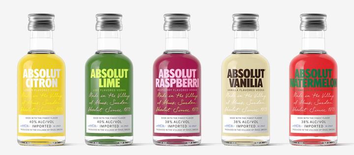 Image du produit Absolut Miniature Set (5 x 5 cl)