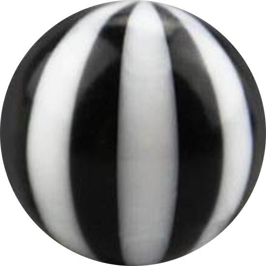 Image du produit Star Piercing Micro boule avec Twistet noir (Acrylique, sans laiton)
