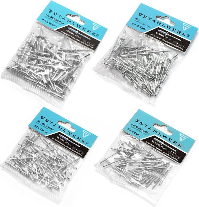 Produktbild Stahlwerk Hebel Blindnietenzange Spanndornzange Nietmutternzange Nietzange Set (12.70 mm)