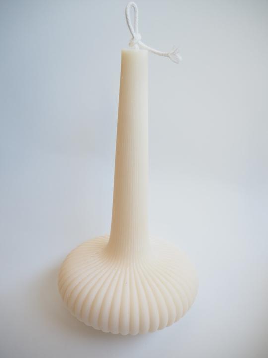 Actual product image Santabarbara Interior Design Candle Hope 13 cm x 7 cm, Nature, 1 piece (1 pcs.)