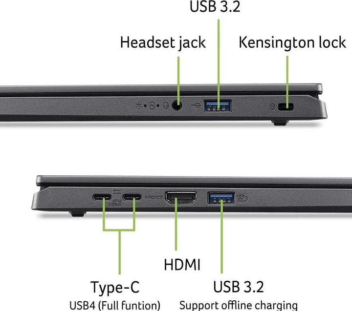Image du produit Acer Notebook Aspire 15 (A15-61M-R4UZ) 16 GB, 1 TB (15.60", AMD Ryzen 7 8840HS, 16 Go, 125 Go, CH)