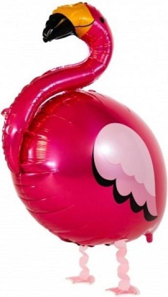 Produktbild Amscan Folienballon AirWalker Flamingo - leer (5 x)